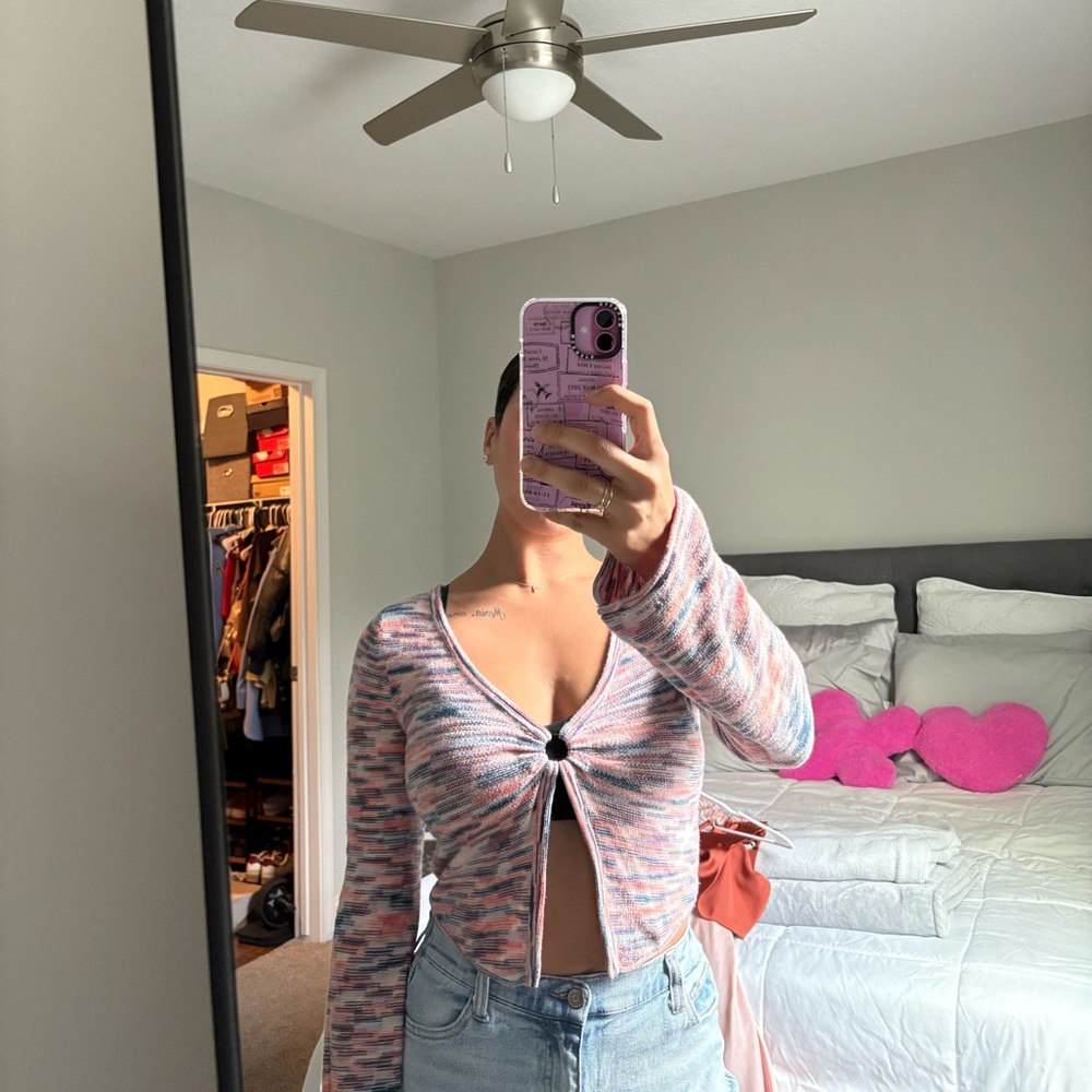 Multicolor Women's Knotted Top